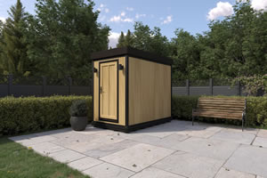View 001 Shed Standard Style Turner Oak Day 